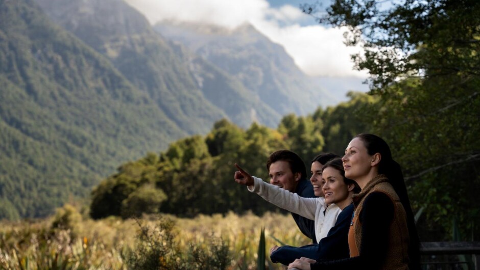 One of the stops on the Milford Road