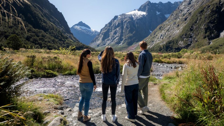 Enjoy stops along the Milford Road