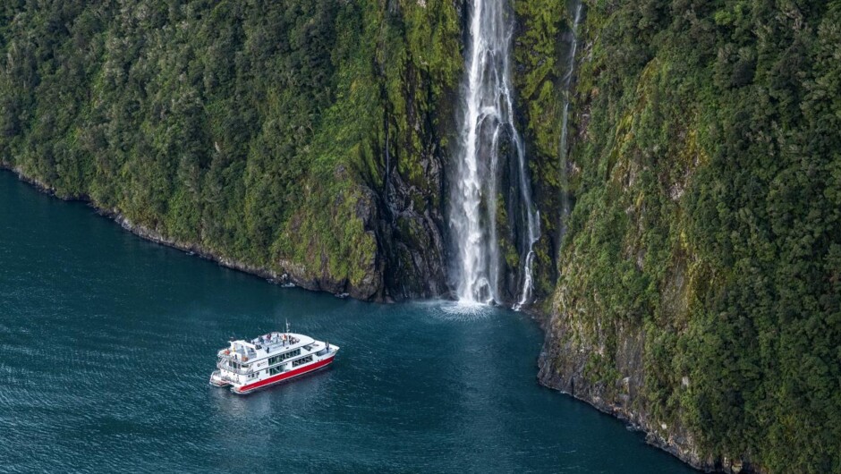 Milford Sound Nature Cruise at Stirling Falls