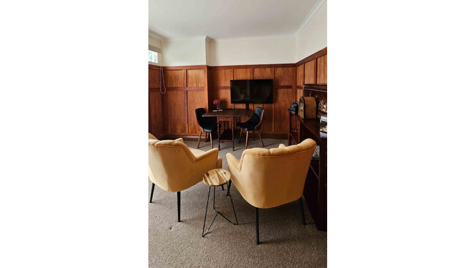 Relax in the Suite's spacious private lounge.