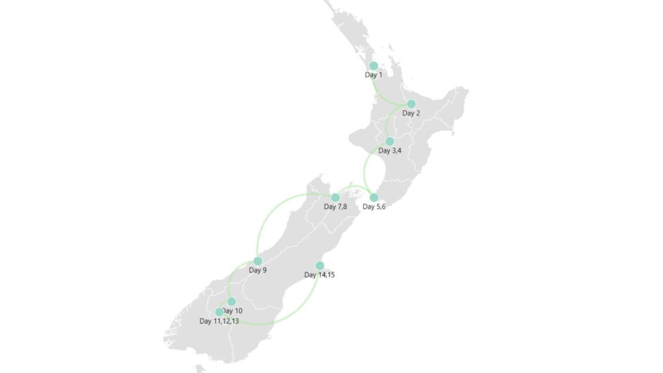 Your tour map
