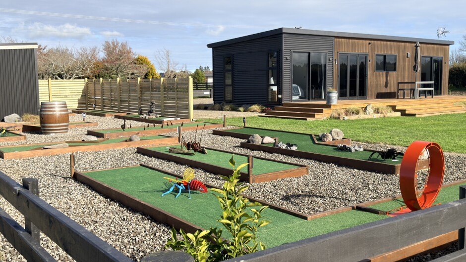 View of Peaceful and the Mini Putt course