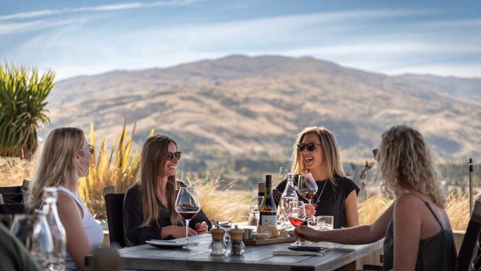 Mt Difficulty Restaurant Terrace Dining with Spectacular Views