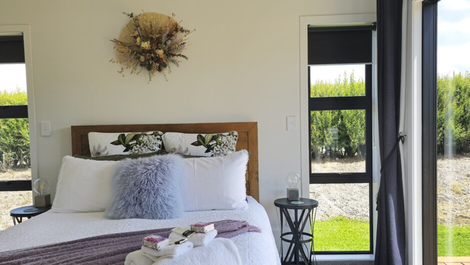 Peaceful’s main bedroom