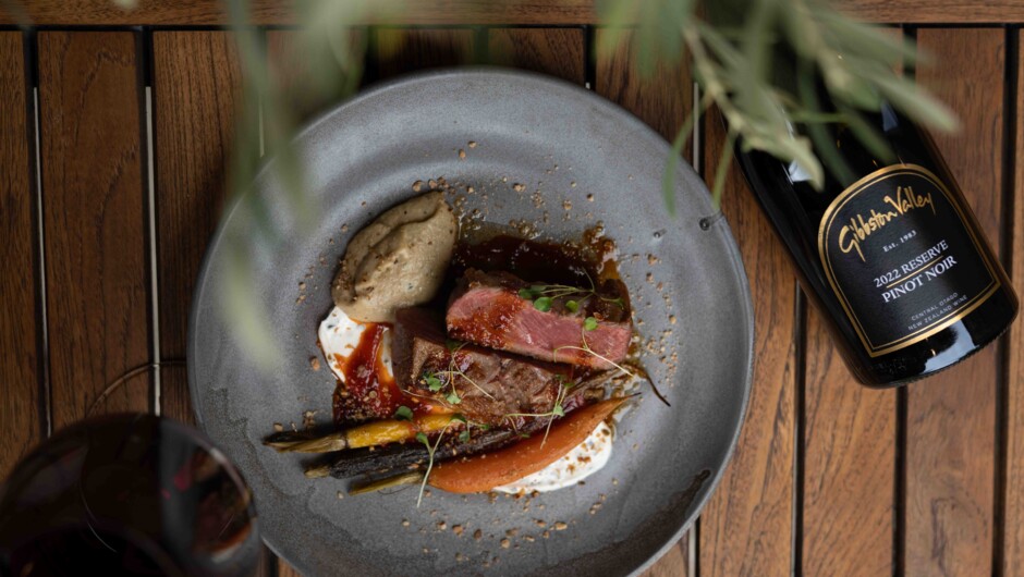 Dinner at Gibbston Valley Lodge