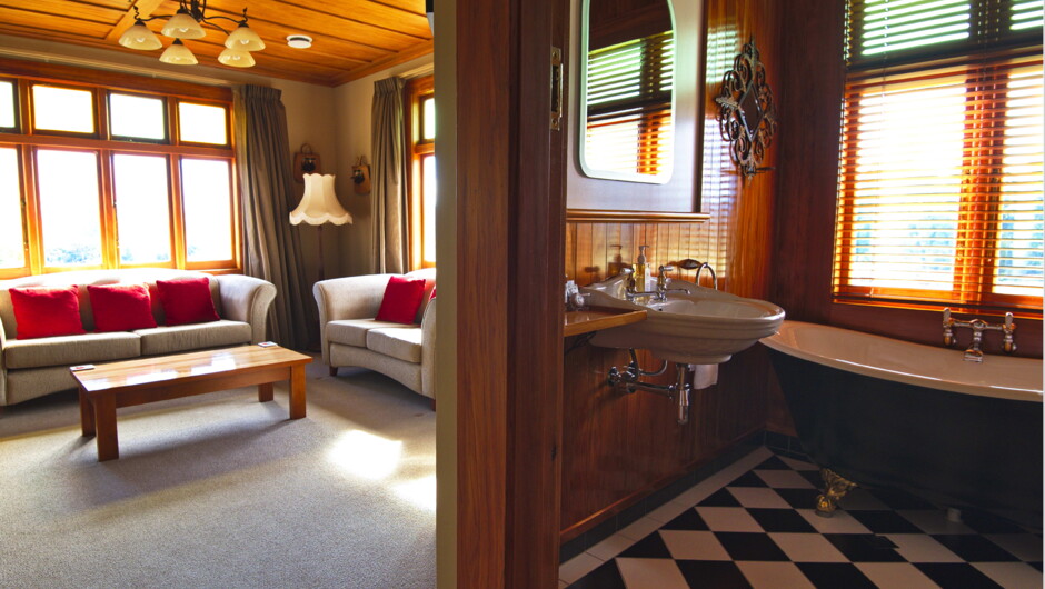 Holly Homestead guest room - our largest room is a spacious and comfortable suite
