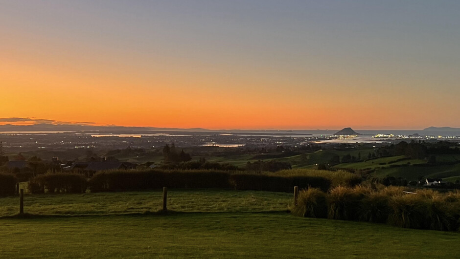 Bay of Plenty Pacific sunset