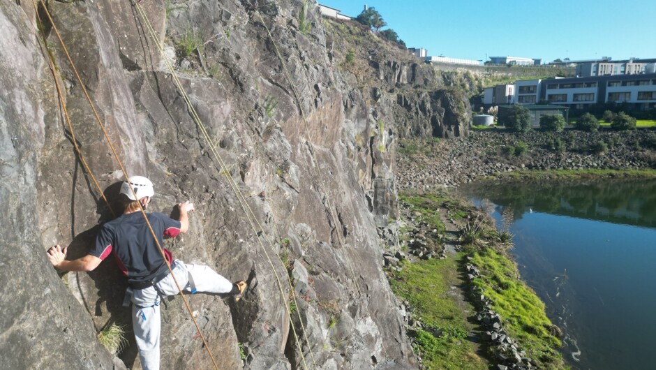 Rock Climbing Outdoors