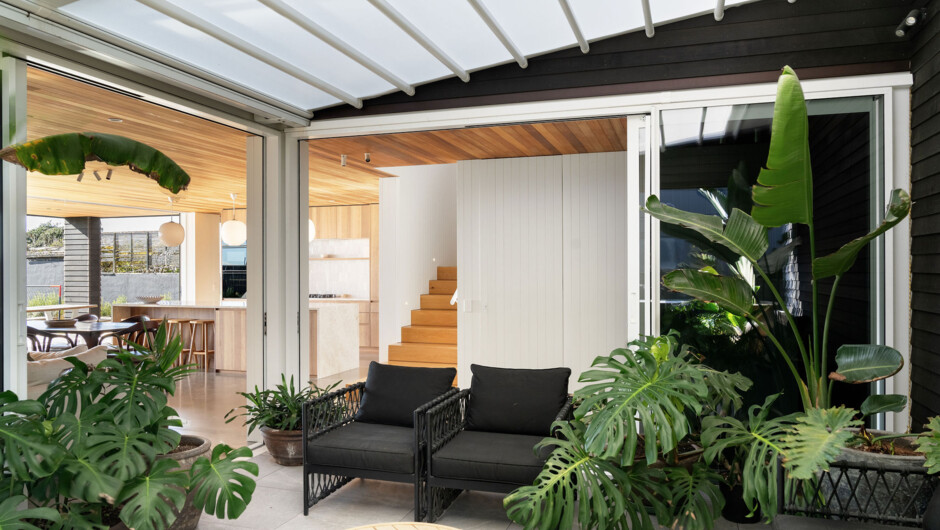 Outdoor entertaining area