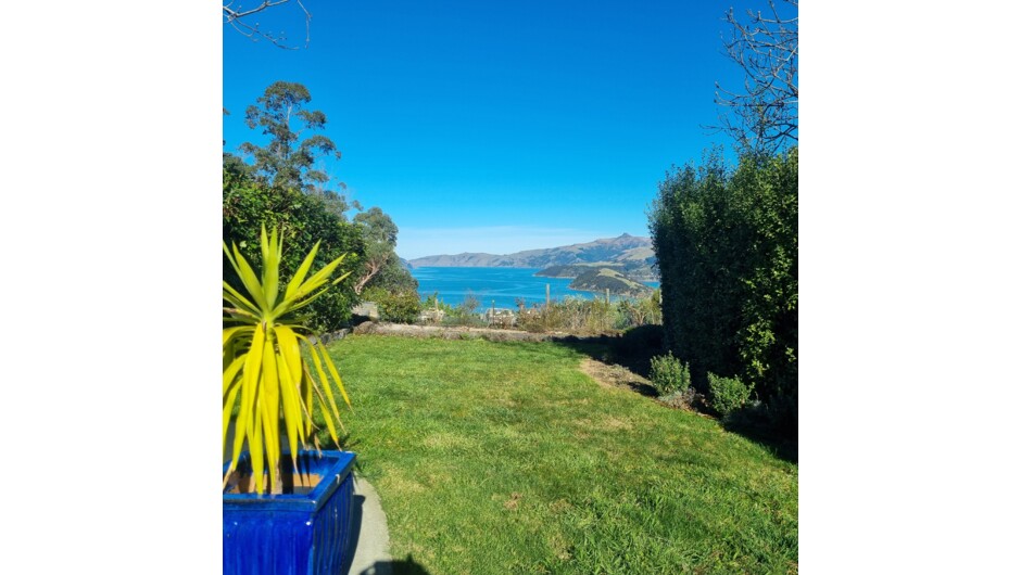 Harbour view from patio