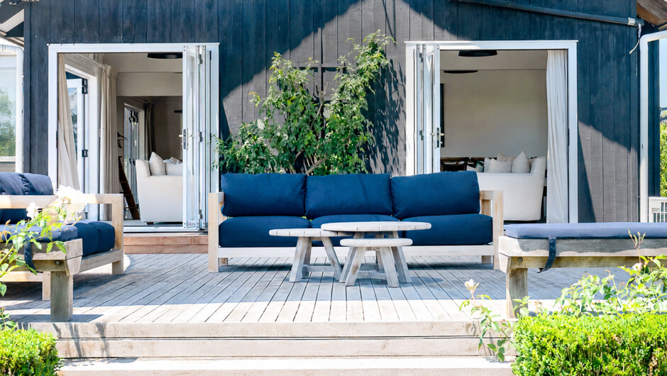 Outdoor Seating Area at Lawn Road Retreat