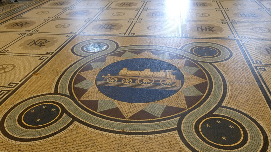 The mosaic floor