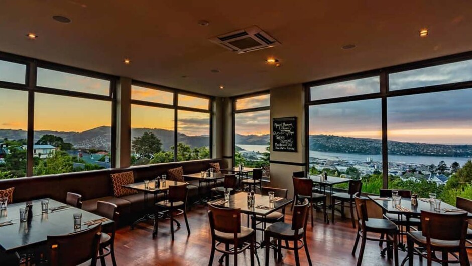 Off the tourist track, lunch at Luna Restaurant and admire the view overlooking the city.