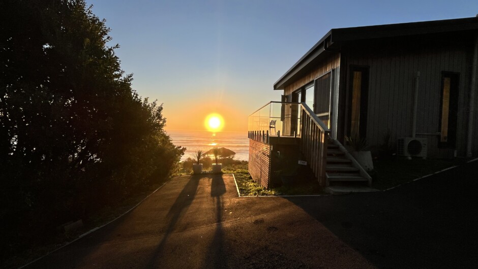 Parking (with a view) in front of your private suite