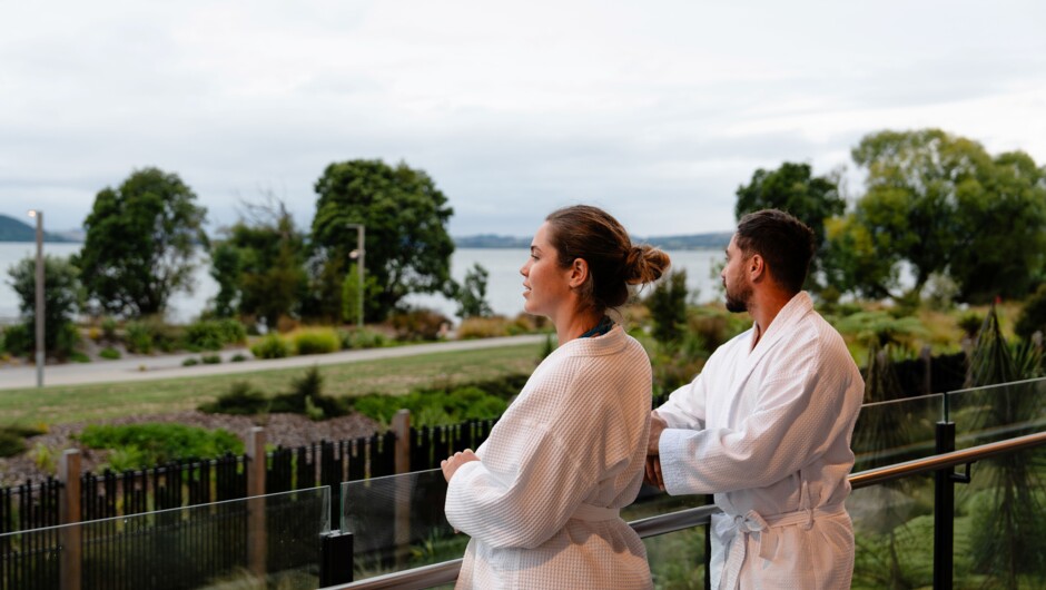 Wai Ariki Spa is set along the storied foreshore of Lake Rotorua