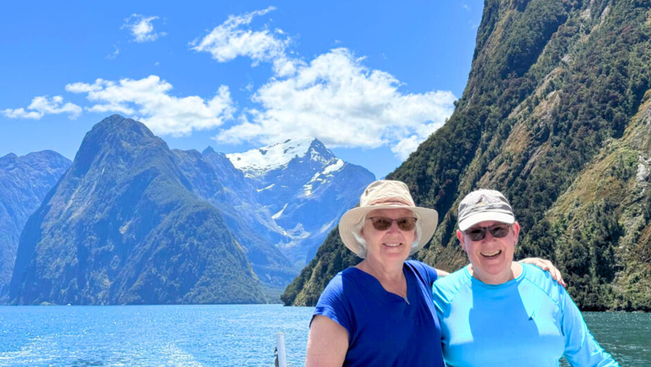 Small boat cruise, Milford Sound