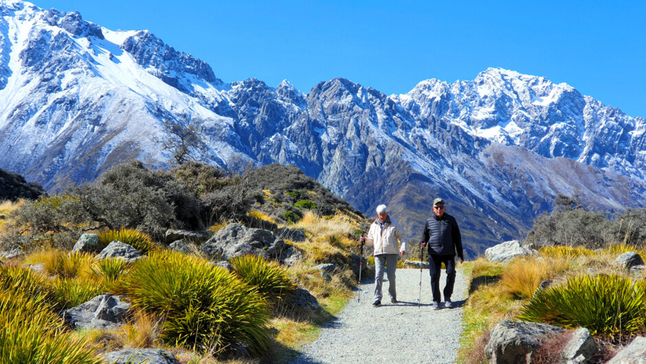 Stroll in Aoraki/Mt Cook National Park