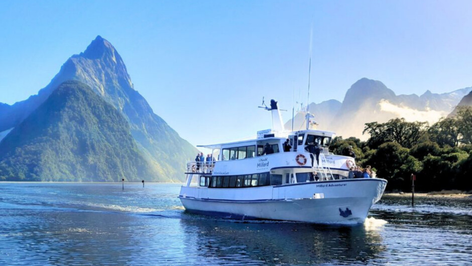 Small boat cruise, Milford Sound