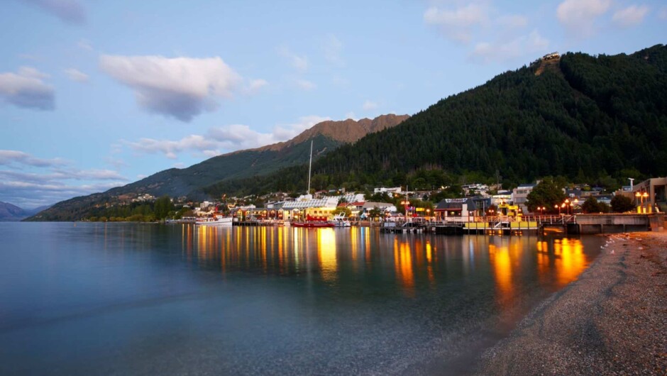 Queenstown Wharf at Dusk