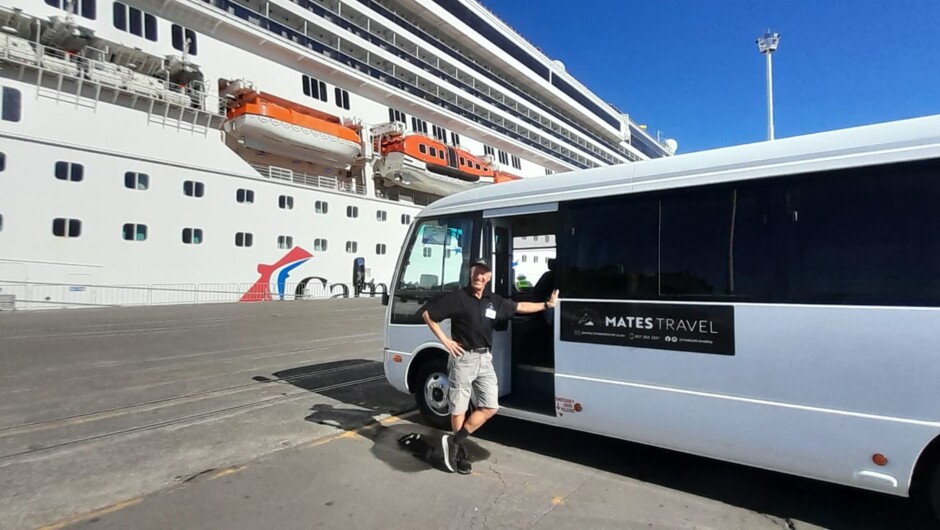 John with our Rosa 22 Seater