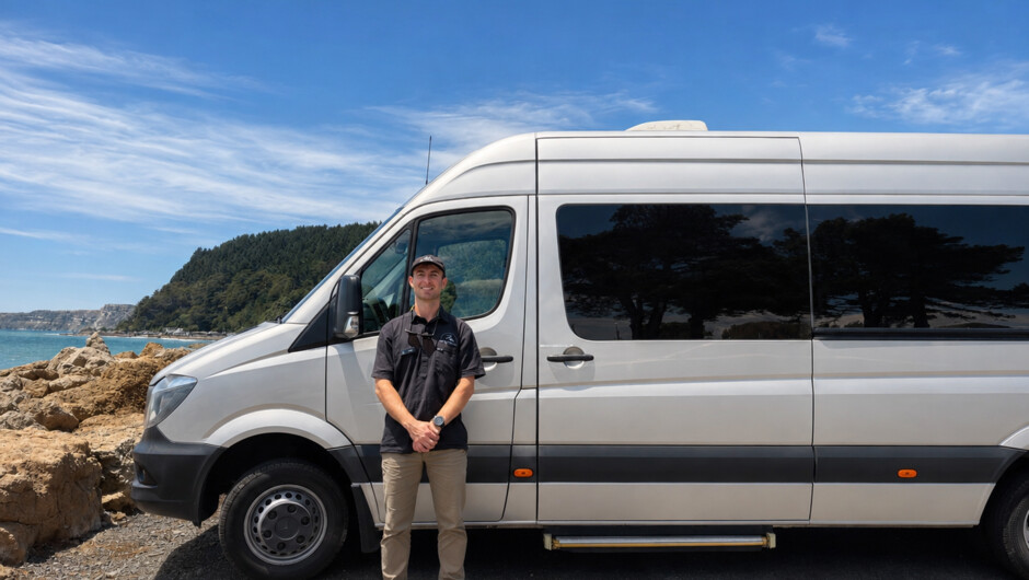 Jeremy with 18 seat Sprinter