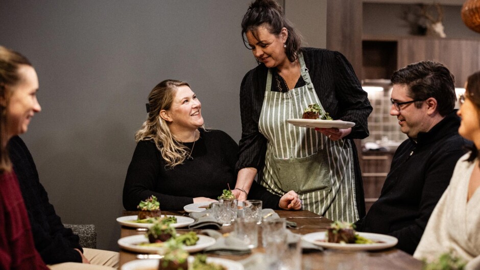 Included is one of three curated experiences: a private chef dinner, guided nature adventure, or group photography.