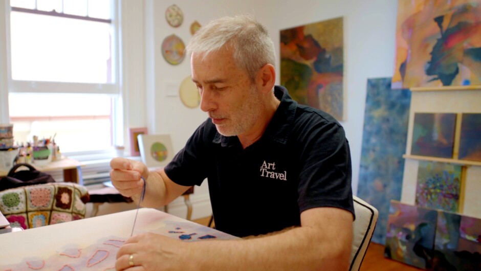 Glen in his studio