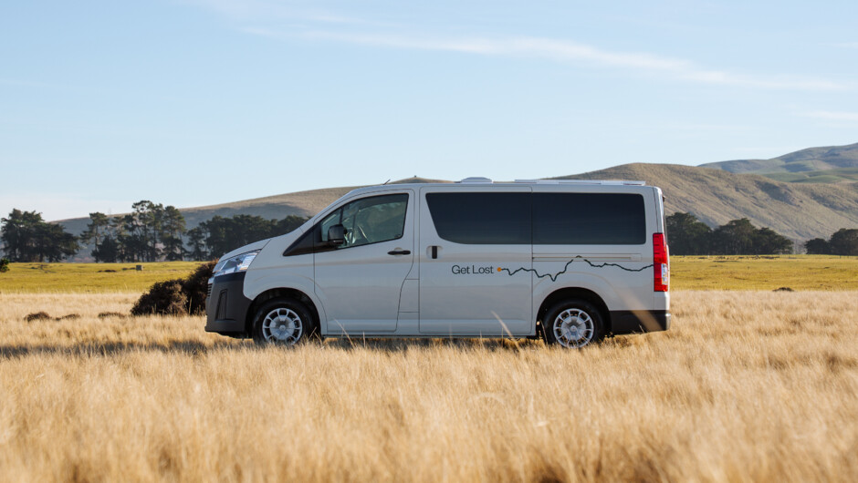 Get Lost Campervan - side view