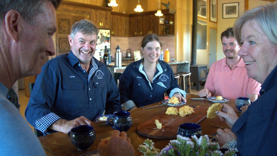 A Day on Birchwood Farm with Farmer John &amp; Kristin: Morning or afternoon tea with your Hosts