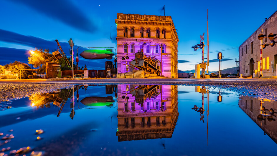 View of Steampunk HQ