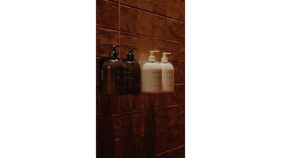 Premium shower amenities