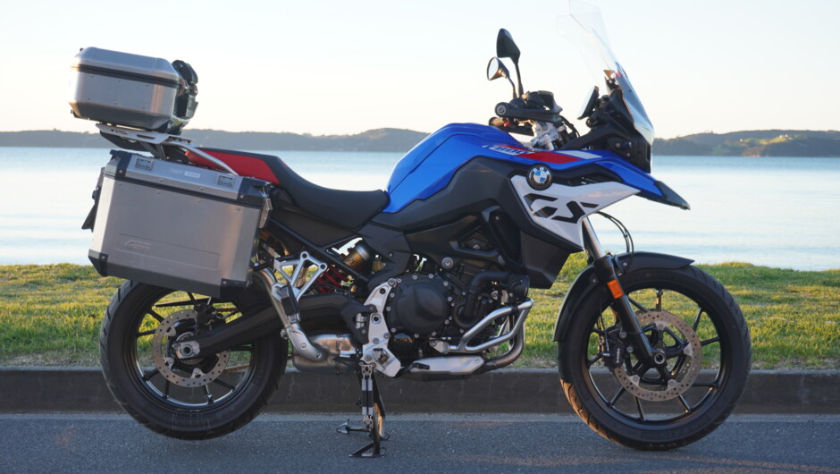 BMW F800 GS available for premium motorcycle hire from Rideworks in Auckland, New Zealand.