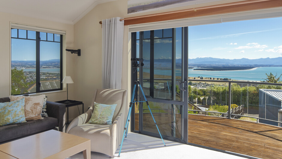 Living area and views