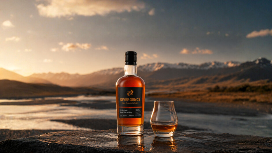 Divergence Whisky, inspired by Canterbury.
Snowmelt from the Southern Alps diverges into countless streams. Barley ripens beneath vast skies, while shifting seasons shape whisky of unique depth. Inspired by nature, we experiment with endless curiosity. P
