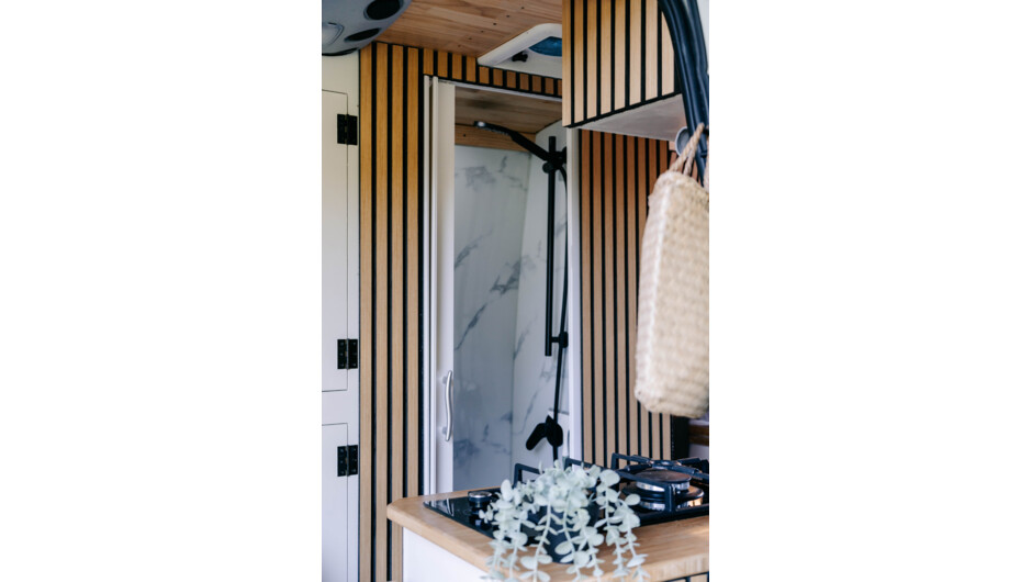 Indoor hot shower