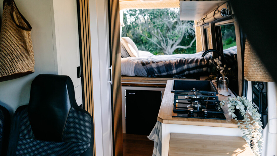 Living space, with extra driving seats