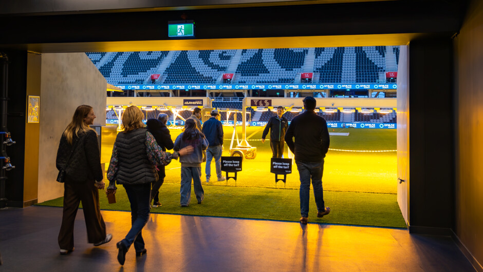 Stroll through the Players Tunnel