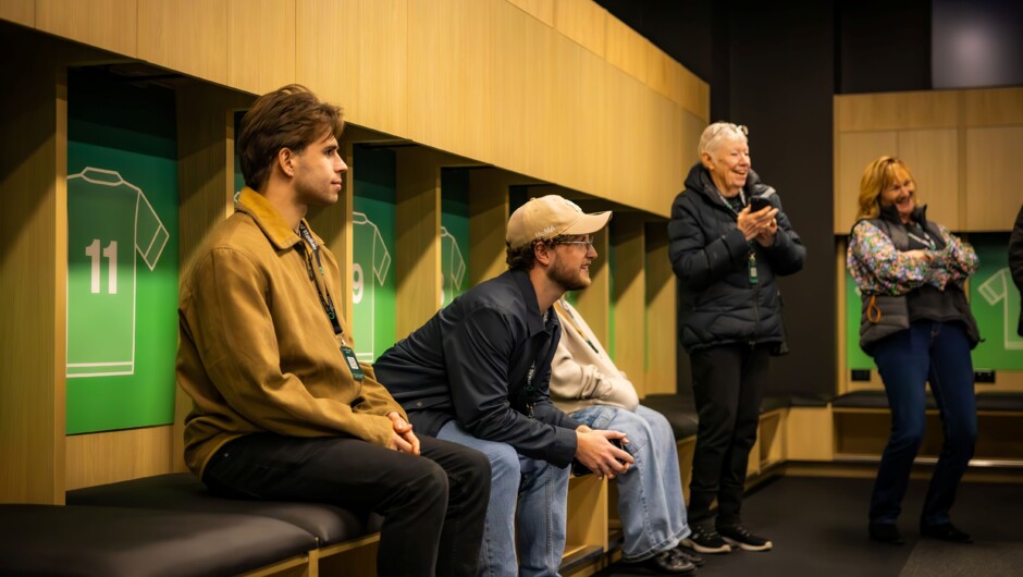 Feel the energy of a Players Changing Room