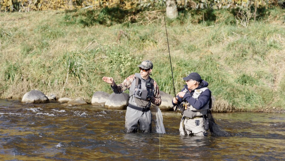Ollie Bassett Fly Fishing - instruction
