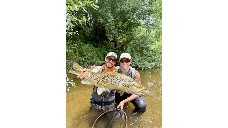 Ollie Bassett Fly Fishing - Guided Trophy Brown Trout in Rotorua, only an hours drive away