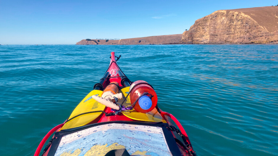 Sea Kayak navigation training with Outdoor Education New Zealand