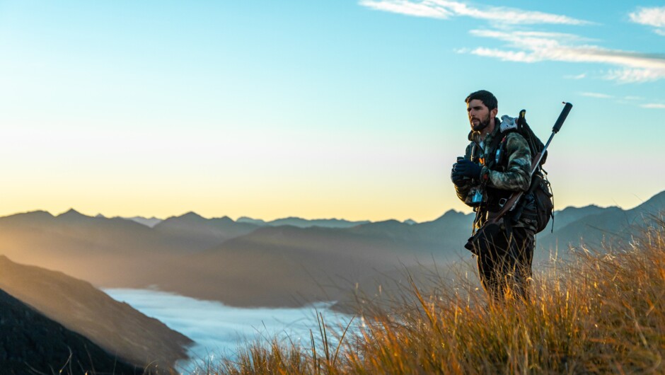 Hunting in Arthur's Pass National Park on an OENZ - Outdoor Education New Zealand hunting course
