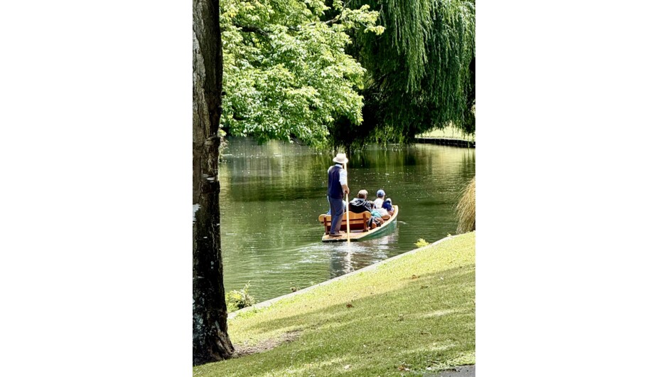 Punting on the Avon River