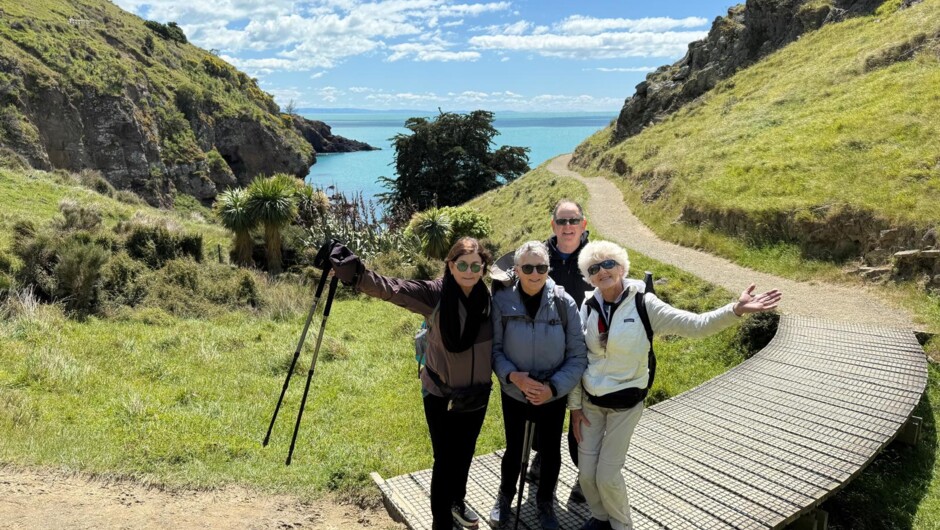 The track at Godley Head