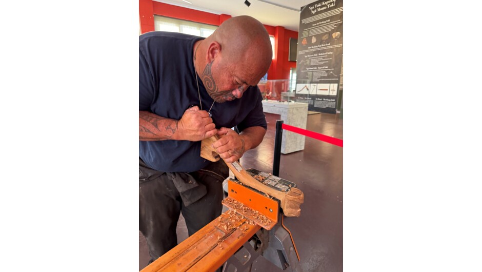 Live Whakairo and Raranga at the Western Bay Musuem 2026