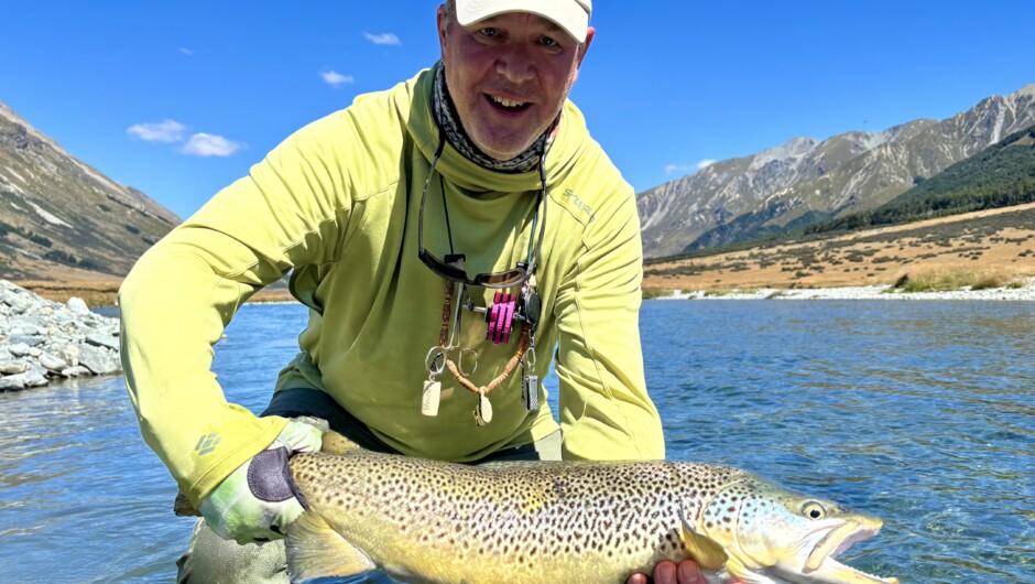 Stunning large hard fighting brown trout