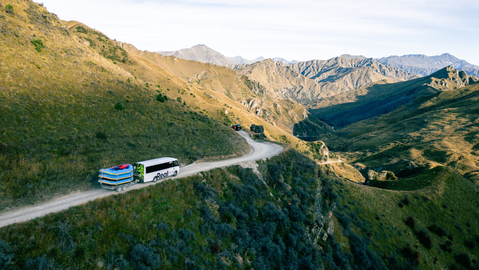 Shotover River Whitewater Rafting bus