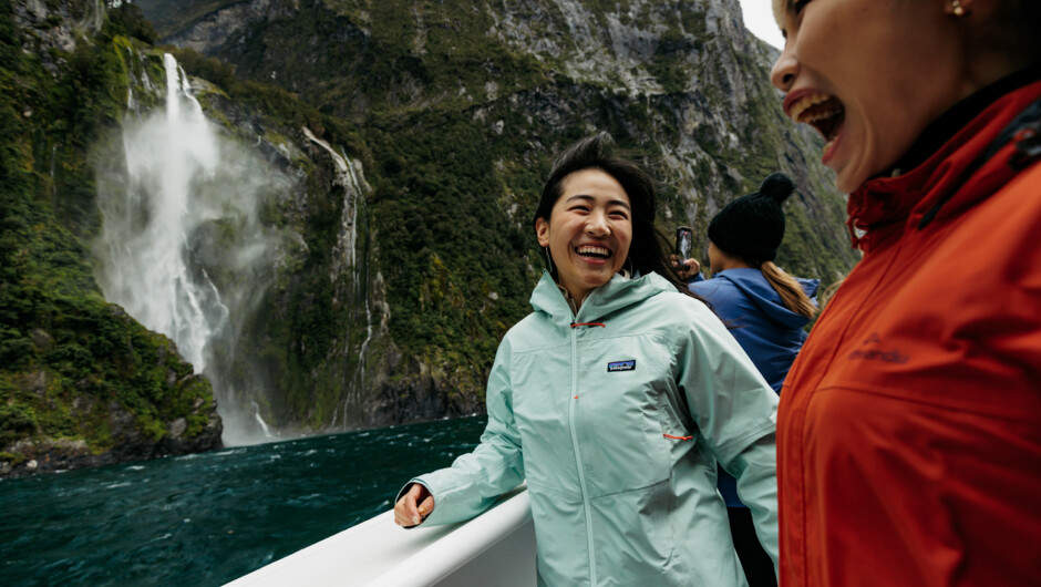 Milford Sound Day Trip friends