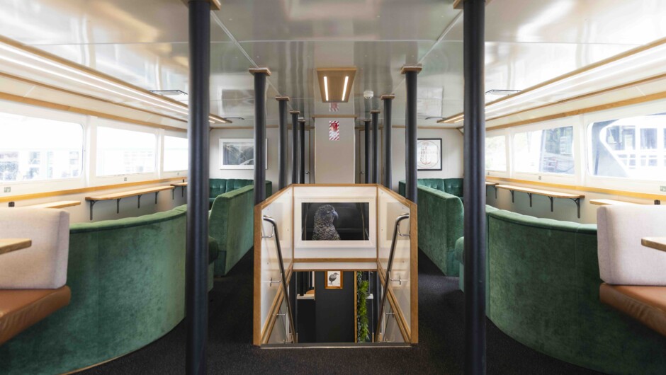 Milford Sound Signarture Cruise vessel interior