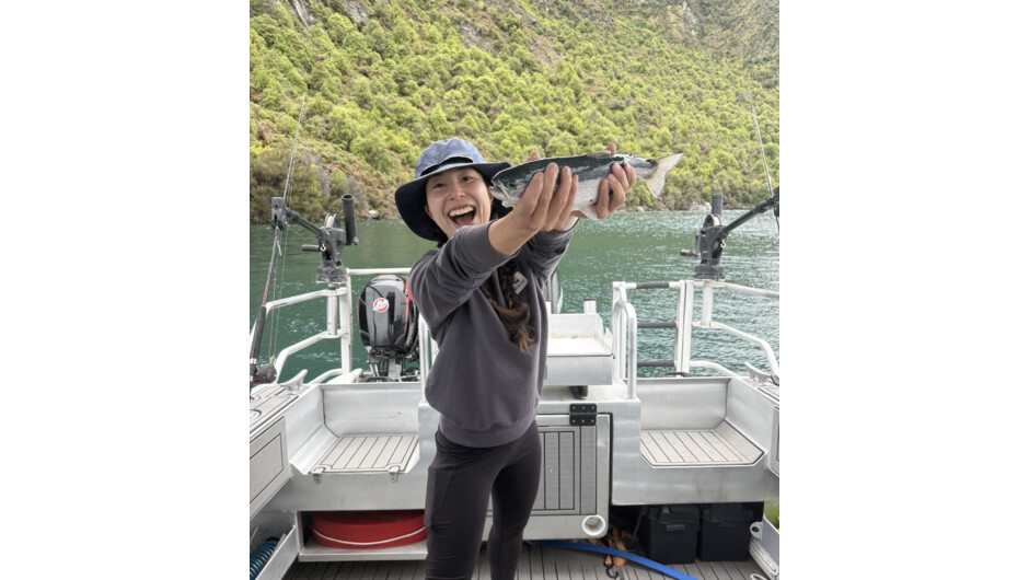 Salmon success on a full day out